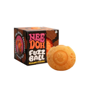 Schylling NeeDoh Flower Smile Fuzz Ball Stress Relief Fidget Toy Anti Stress Sensory Squeeze Toy Soft Squishy Aniety Stress Ball