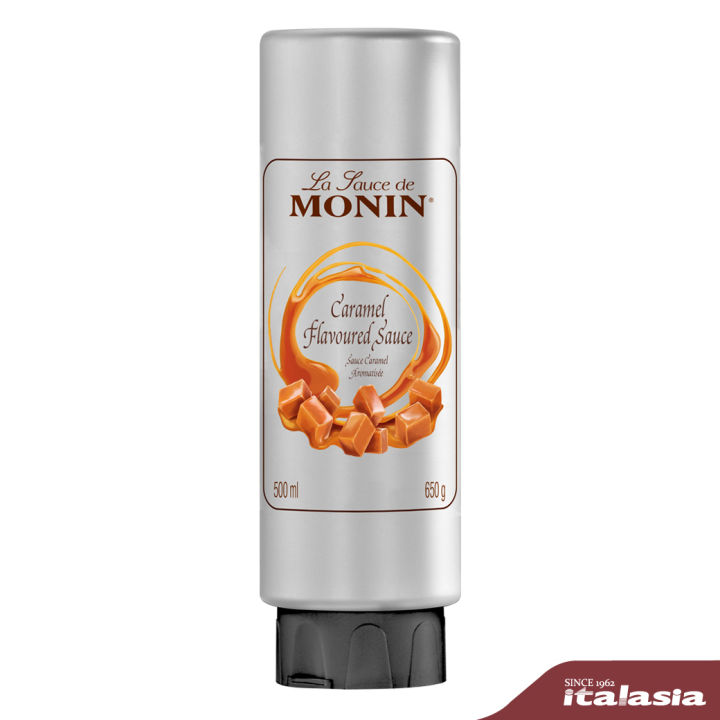 MONIN Caramel Sauce (Squeeze bottle) 500 ml | โมนิน คาราเมลซอส