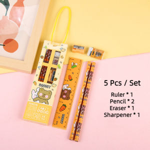 5Pcs Stationery Set Kids Birthday Party Gifts Childrens Day Goodie Bag Gift