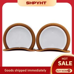 SHPYHT✨ 2Pcs Colorful Motorcycle Helmet Bear Ears Decor Universal Motorbike Bicycle Car Styling Decoration Helmet Stickers Accessories
