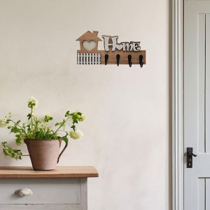 GG Wooden Wall Hooks Door Wall Hangers Entrance Decoration Key Holder Wooden Crafts Home Decoration Wooden Hook
