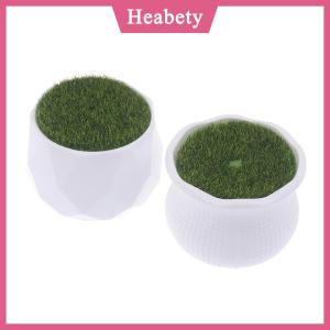 Heabety  5 cái Chậu Hoa Tròn trồng với cỏ nhân tạo bình hoa trắng nhựa dày cây chậu hoa trang trí sân vườn nhà