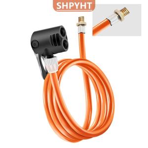 [COD] SHPYHT SPORTS 70 80 120CM Bike Air Pump Extension Tube Pump Bicycle Hose Air Pump Connector Bike Air Pump Tire Inflator Nozzles Accessories