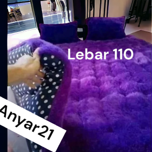 Anyar- Free 2 Bantal - Kasur simple nyaman - Kasur Bulu Rasfur Gender bahan daswol premium Empuk Tebal - kasur santai ukuran 110x160