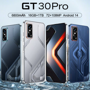 New GT30 Pro  Perforated 7.3 Large Screen Android 14 Hot-selling Popular Smartphones