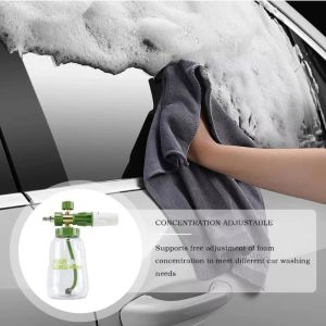 SADSAF 1L Car Washer Foam Generator Thick Handle Clear Foamer Sprayer Convenient Adjustable Spray Snow Foam Lance Car Cleaning Accessory