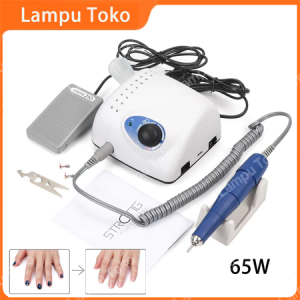 【COD】NEW!65W Electric Nail Drill Machine 35000RPM Strong 210 105L Brushless Pedicure Electric Strong File Bits Nails Art Equipme WYH