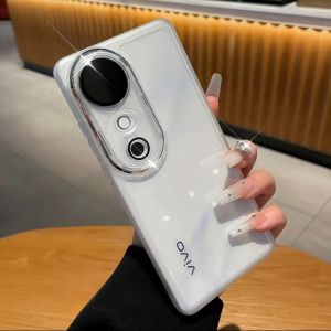 Casing For Vivo V40 V50 Pro V40Pro VivoV50 VivoV40 VivoV40Pro 5G Phone Case Shockproof Camera Lens Protection Soft Silicone Transparent Back Cases Cover Shell