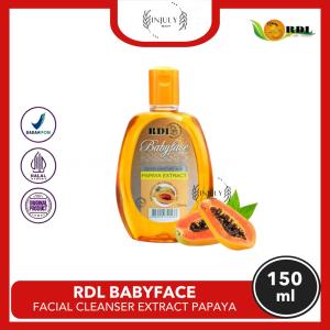RDL Babyface Facial Cleanser With Papaya Extract 150ML - Pembersih Wajah