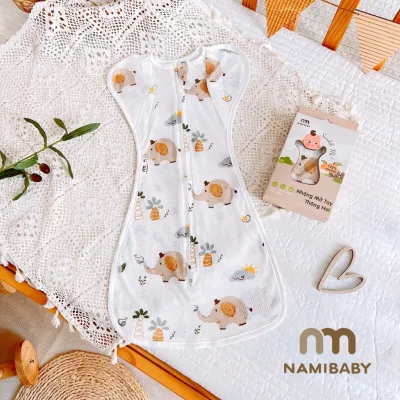Nhộng Chũn Thông Hơi Mở Tay NaMi Cho Bé Nhộng Thông Hơi Siêu MỏngMềm Chũn Lưới Thoáng Khí