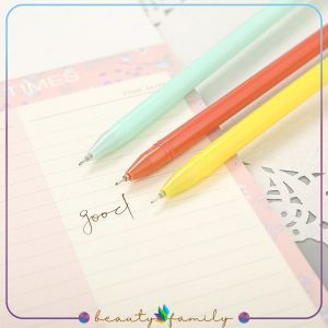 BF-A47 Pulpen Gel Karakter Puppy Lucu 0.5mm Motif Polos Korean Style / Alat Tulis Pena Cair Doggie Perlengkapan Sekolah Kantor Ballpoint Import