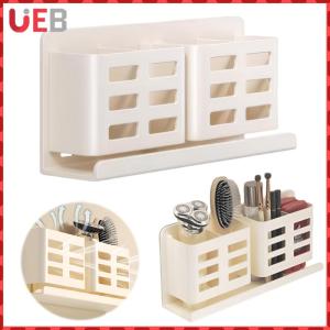 Aluminum Toothbrush Holder Waterproof Wall-Mounted Hanging Bracket Electric Shaver Storage Rack Comb Brush Hair Dryer Organizer