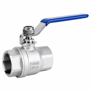 ZENO 1/4 3/8 1/2" 3/4" 1" 2" Ball Valve Female Thread 304 Stainless Steel Stainless Steel Ball Valve Reliable Pipe Fitting Adapter Water Gas Oil System