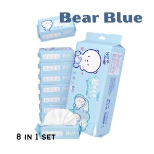 8in1 Set Portable Mini Baby Wipes Wet Wipes Wet Tissue Multipurpose Wipe Easy To Carry Outdoor Travel Size Outdoor Spot Mini Wet Wipe