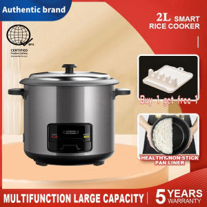 （buy 1 get free1） LCD Stainless Rice Cooker 2L  Capacity Standard Multifunctional Electric Cooker Nonstick