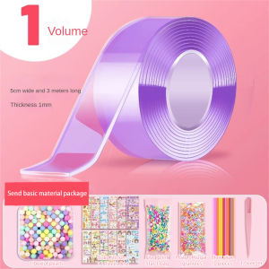 Full Set Of Nano Tape Nano Glue Kneading Music Blowing Bubble Double-sided Paste Blowing Bubble Decompression Toy Material Package Set