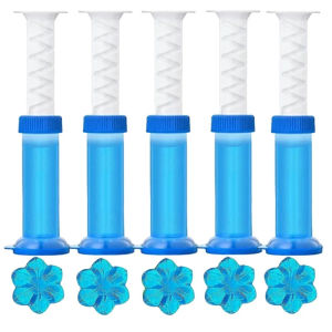 【Swan Home】5/1PCS Toilet Cleaner Gel Deodorant Toilet Gel Air Freshener Aromatic Flower Detergent Bathroom Fragrance Household Cleaning