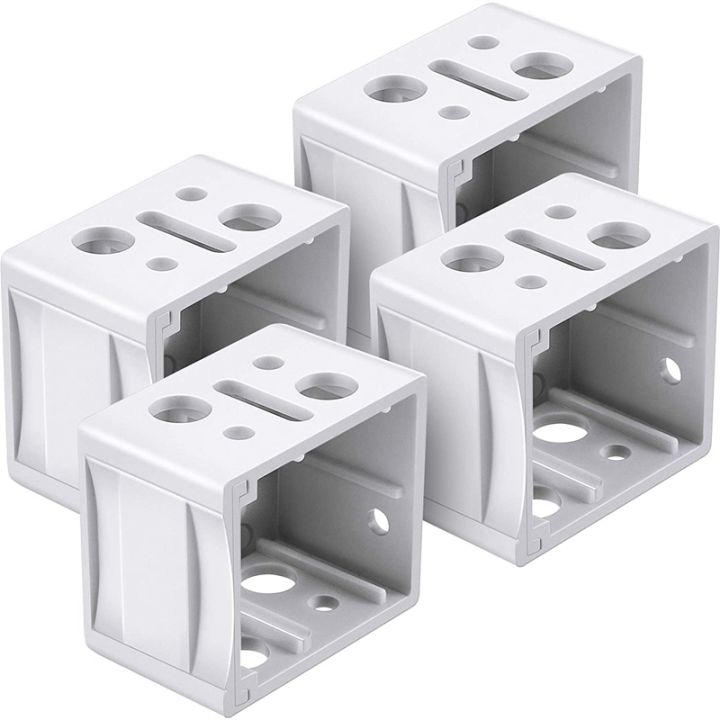 1 Inch Blind Brackets White Profile Box Mounting Bracket Window Blinds ...