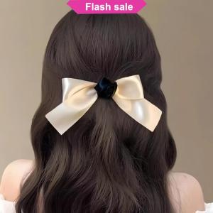 SHENHAO2🎀 2 cái kẹp tóc nơ thời trang cho phụ nữ kẹp tóc bên nơ cổ điển kẹp tóc cô gái dễ thương barrettes Phụ kiện tóc