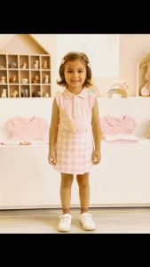 A2 GIRL OOTD PINK SKIRT w/ INNER SHORTS 1-7YO 1-10YO SMALL & BIG SIZES