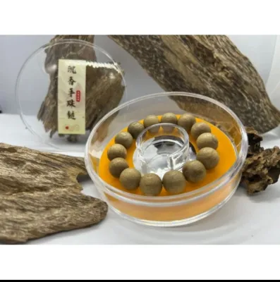 Buy 1 Free 3 Agarwood Incense买1送3线香/ 100% 30 Years Agarwood Bracelet / 30年沉香手链 13mm /16mm