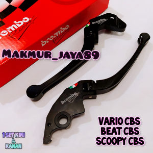 HANDLE REM MODEL LIPAT BLACK BEAT CBS VARIO 125 CBS VARIO 150 CBS SCOOPY CBS FULL CNC KIRI KANAN
