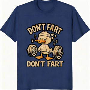 [Local Stock] VCC  Dont Fart Sarcastic Gym Funny Dank Meme Printed T-shirt Casual Fashifon Loose Harajuku Short Sleeve O-neck Man Women Tees