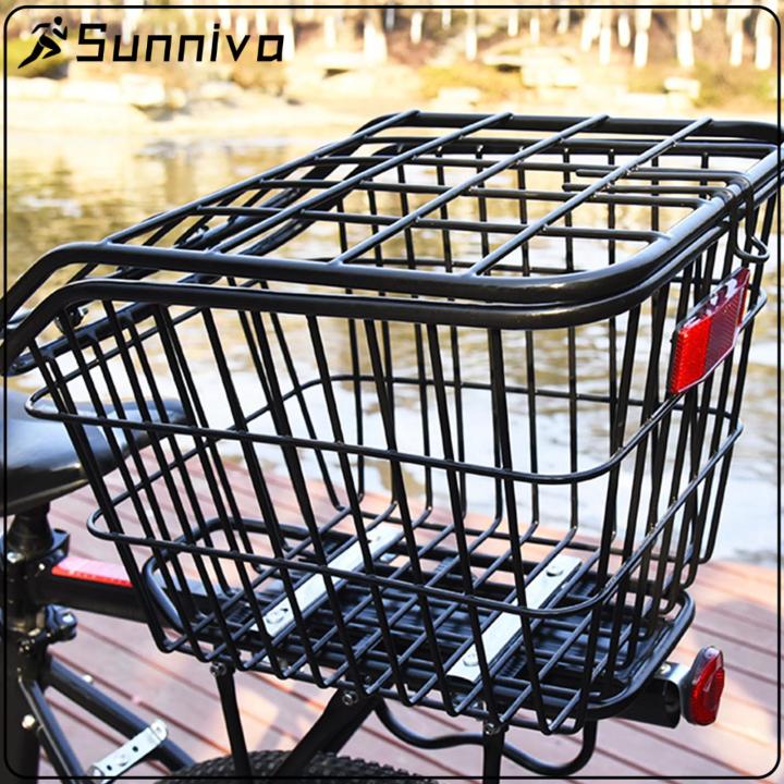 Gazechimp Bikes Rear Storage Rack Rear Luggage Bike Rack Heavy Duty ...