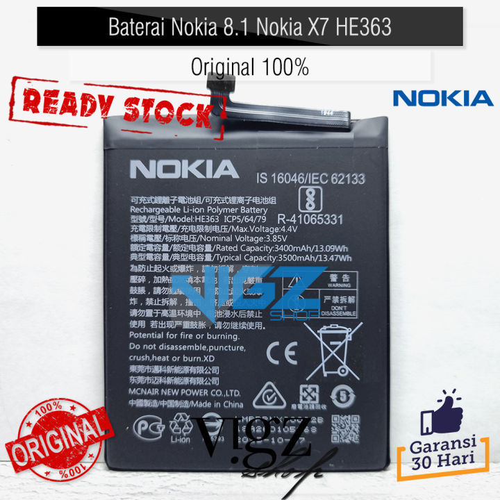 Baterai Nokia Nokia X7 HE363 Original 100% Lazada Indonesia
