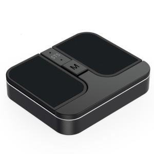 Crosses Platform Wireless Mouse Two Mode Bluetooth-compatible 2.4GHz Ergonomic Square Rechargeable Customizable Silents Clicks