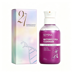 SEYOUL Aura Renew Combo: Butterfly Pea Cleanser + Collagen Night Mask + 21 Day Remould Youth Set for Glowing Skin