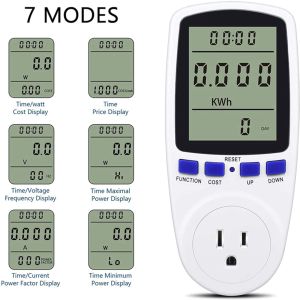 Digital Watt Power Meter Wattmeter Monitor Socket Electric Meter Reader Digital Watt Meter And Power Analyzer