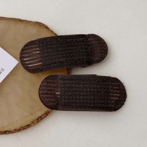 ERYRG อุปกรณ์จัดแต่งผมสีดำผมคลิปมวยผมธรรมชาติแบบมองไม่เห็นผมนุ่มเบาะฟองน้ำรองกิ๊บหนีบผมบีบี