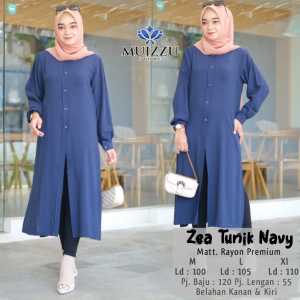 ZEA LONG TUNIK ATASAN WANITA RAYON PREMIUM