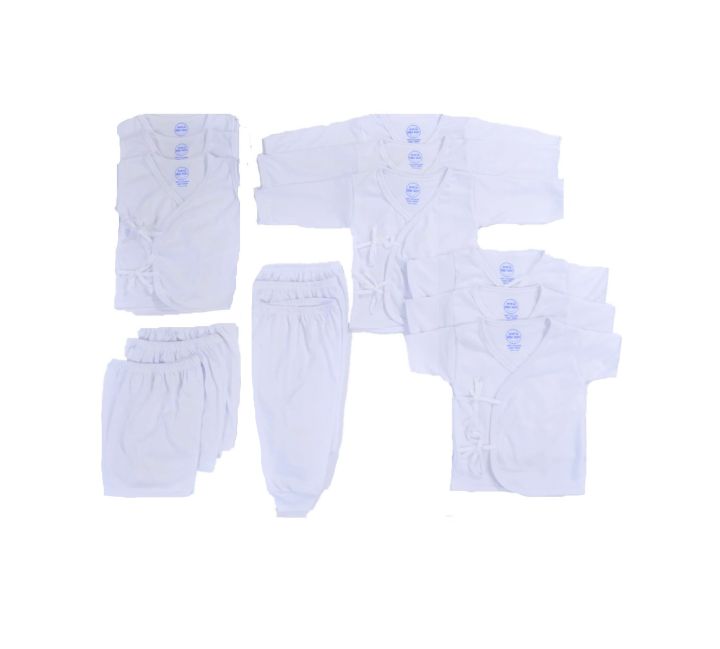 SURPRISE DISCOUNTS! Complete Newborn Barubaruan Infant Essential White Set  (Pajama,Tieside,Shorts) Lazada PH
