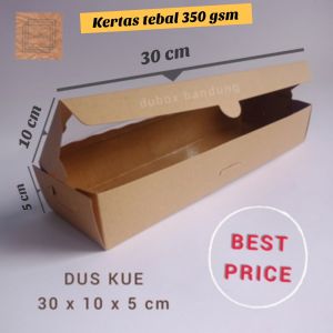 1pak=10pcs DUS KUE 30x10x5 DUS KUE BROWNIES Laminasi dalam DUS KUE COD DUS DONAT DUS MAKANAN KEKINIAN DUS SNACK BOX MURAH DUS KUE BOLU DUS KUE BROWNIES MURAH DUS KUE TEBAL KARDUS BOX MAKANAN KARDUS KUE KARDUS KUE CANTIK BOX MAKANAN KOTAK KUE