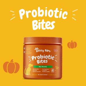 Probiotic (Probiotics for Gut Health Sensitive Stomach & Diarrhea) Dog Supplement 90ct Chews
