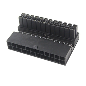 Tiết kiệm không gian atx24pin 90 độ Bộ chuyển đổi điện cho tăng cường PC nội thất thẩm mỹ cho Máy tính để bàn PC cung cấp kết nối