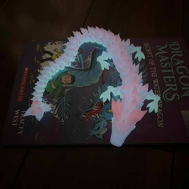 AGBBG 3D in đá quý rồng pha lê Thần Tài Đồ chơi xoay khớp nối rồng ...