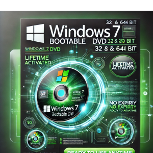 Windows 7 All in One 32bit and 64bit Installer Bootable Disk Reformat/Reprogram with Lifetime Activator Software (no license key)