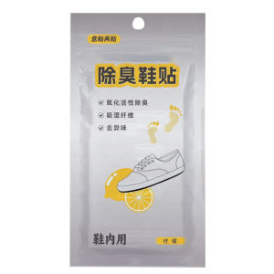 [1 GÓI 10 MIẾNG] Miếng dán khử mùi giày tất giảm hôi chân kháng khuẩn với hương chanh êm dịu