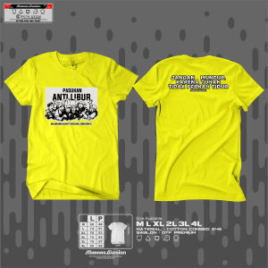 Kaos PASUKAN ANTI LIBUR V2 by Markaskaos.id / Kaos Kata Kata / Kaos Kekinian / Kaos Viral / Kaos Distro Premium / Kaos Pekerja Keras / Kaos Profesi Keren / Kaos Pria Wanita / Kaos Cotton Combed 24s