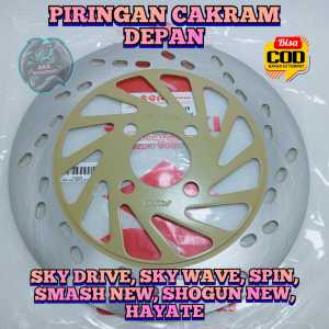 PIRINGAN CAKRAM DEPAN SUZUKI SKY DRIVE SKY WAVE SPIN SMASH NEW SHOGUN NEW HAYATE KUALITAS ASLI ORIGINAL