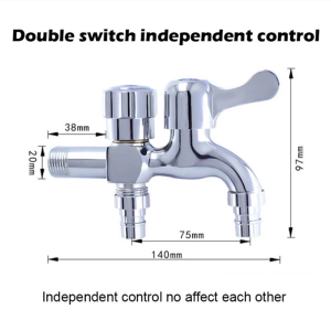 Best Two Way Faucet 304 Stainless Steel Water Tap Bathroom Fauce