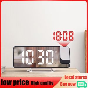 Digital Clock USB Charger Digital Clock Projector Large Display for Home Office