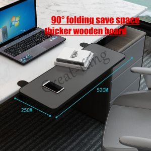 Great-King Computer Desktop Extension Board Table Extension Lengthened Hand Support Plank Widened Folding Board Extended Hand Support Non-Drilling Connecting Board