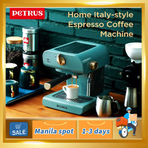 [1 Year Warranty]FUSSIN Petrus PE3320 Semi-Automatic Italian Espresso Coffee Machine With SteamMilk Bubble20Bar