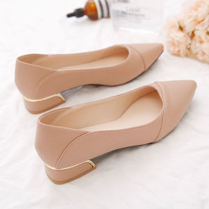 ZAZA Black Shoes for Women for Work Women Shoes On Sale Korean Style High Heels Office Shoes Soft Sole