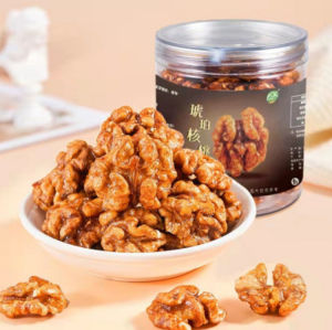 Amber Walnut Kernels Sesame Caramel Walnuts Roasted Nuts Dried Fruit Snacks 250g Canned