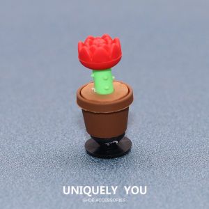 Crocs jibbitz Shoe Buckle Hole Shoes Accessories Shoes Flower 3D Three-Dimensional Christmas Tree Cactus Fashion Shoes Accessories